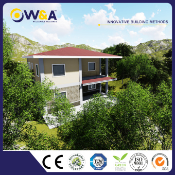 (WAD4003-205M)China Prefab Modren Homes Manufacturers Affordable Prefab Townhouse